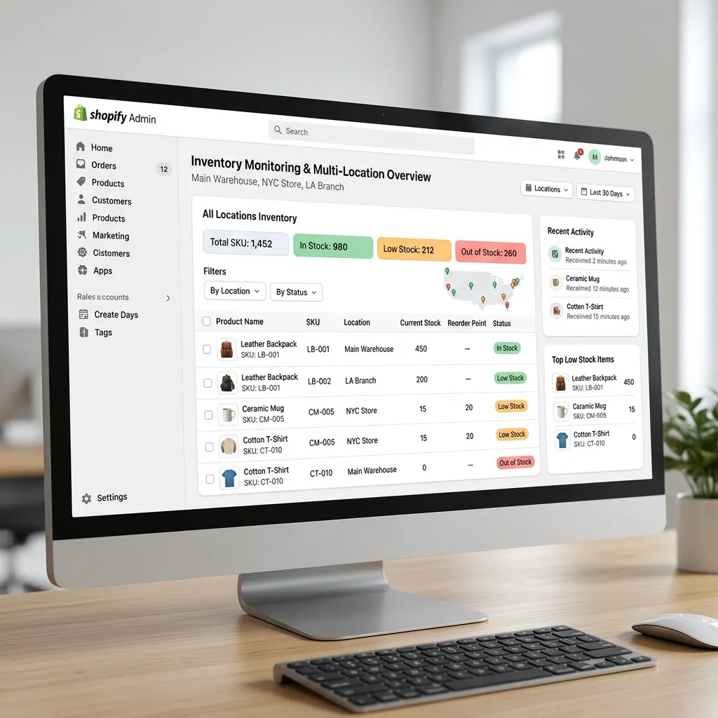 Inventory Alerts — dashboard