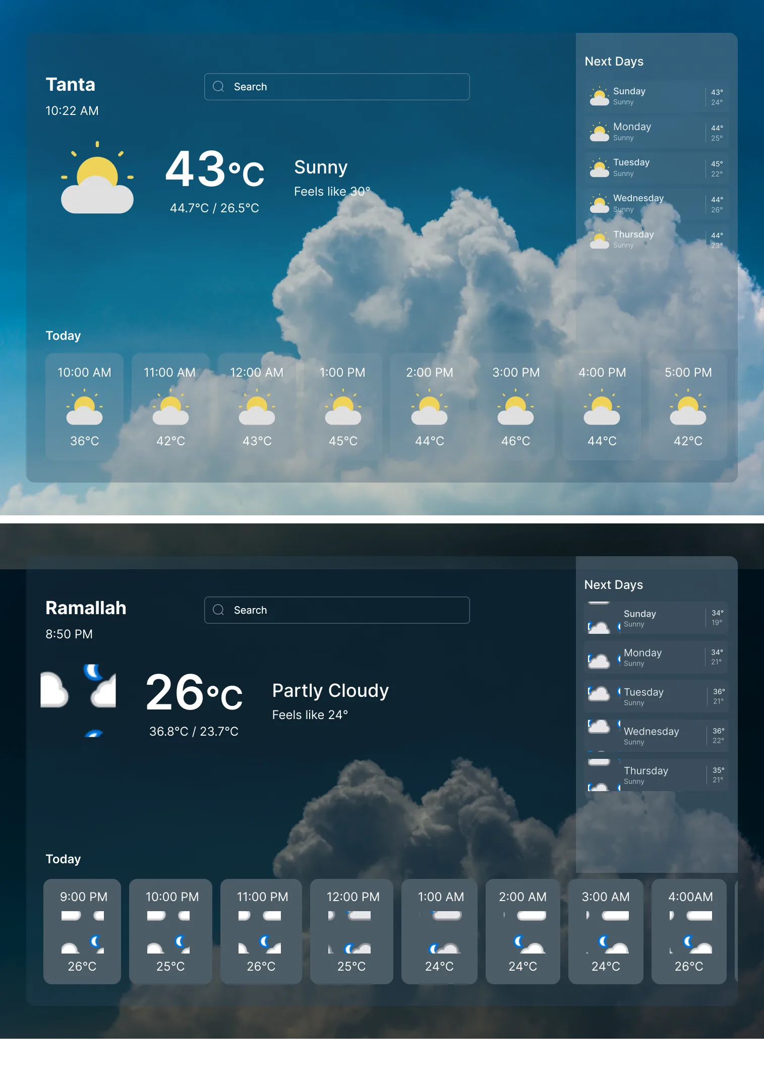 SkyCast Weather App — تطبيق طقس بـKotlin Multiplatform — عرض المنتج الرئيسي